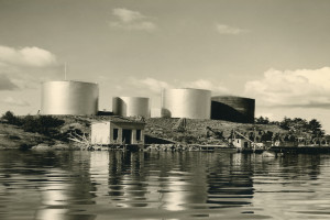 Bilde av Thorøya med oljetanker